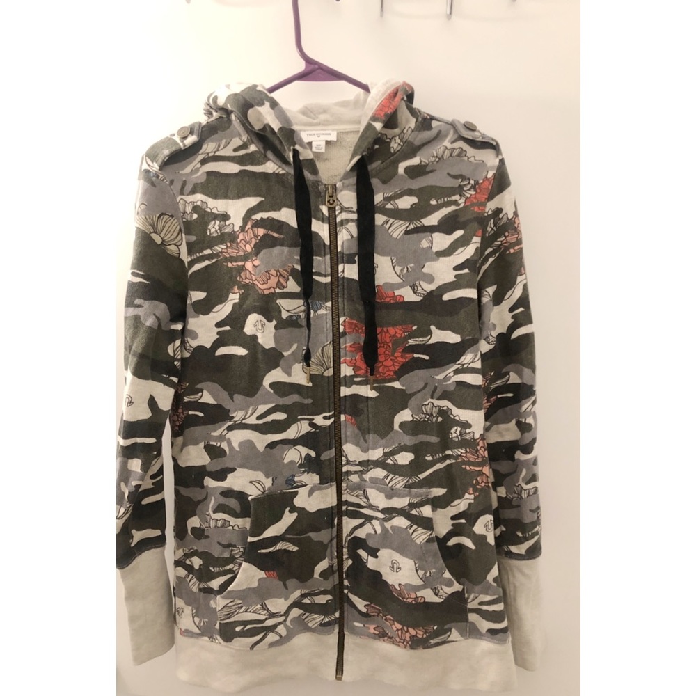 True Religion Women Zip up Hoodie